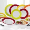 Gimex Rainbow Melamin Geschirr-Set 12-tlg. 2 Gimex Rainbow Melamin Geschirr-Set 12-tlg. -Campinggeschirr Zubehör Geschäft 138922 2565223