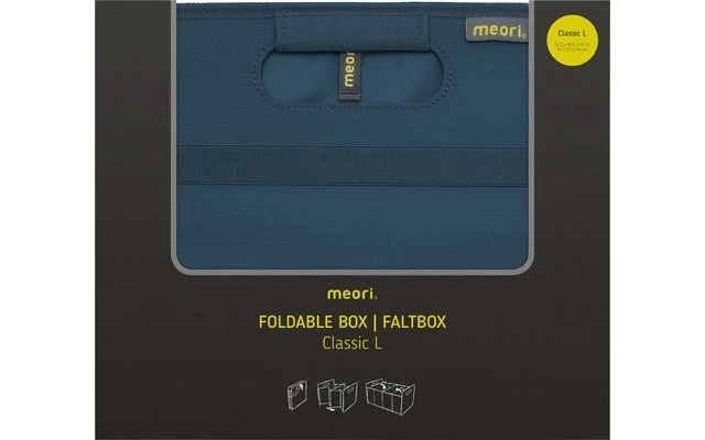 Meori Faltbox Classic Marineblau Large 30 Liter 9 Meori Faltbox Classic Marineblau Large 30 Liter – Bild 7