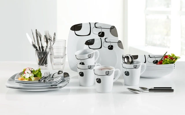 Berger Enigma Melamin Geschirr-Set 37-tlg. 3 Berger Enigma Melamin Geschirr-Set 37-tlg.