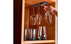 Silwy® Metall-Leiste 25 Cm Mit Ledercoating Black -Campinggeschirr Zubehör Geschäft 336500 2618273 2