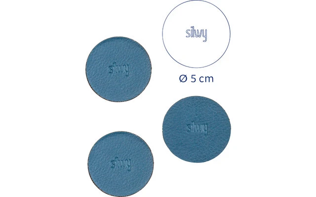Silwy® Magnet-Pads 5 Cm 4er Set Blau 3 Silwy® Magnet-Pads 5 Cm 4er Set Blau