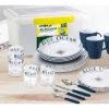 Brunner Blue Ocean Geschirr-Set 38 Tlg. 1 Brunner Blue Ocean Geschirr-Set 38 Tlg. -Campinggeschirr Zubehör Geschäft 343173 2252362