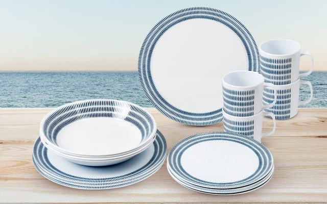 Brunner Bluebay Melamin-Set 16-tlg. 4 Brunner Bluebay Melamin-Set 16-tlg. – Bild 2