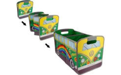 VW Collection T1 Bulli Faltbox Grün / Peace -Campinggeschirr Zubehör Geschäft 393118 2858111 2