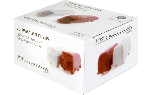 VW Collection T1 Bus Salz & Pfefferstreuer Rot / Weiß 7 VW Collection T1 Bus Salz & Pfefferstreuer Rot / Weiß – Bild 5
