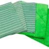 Awiwa Bambus Mikrofasertuch 5er Set Grün -Campinggeschirr Zubehör Geschäft 433344 3107205