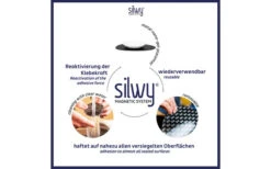 Silwy® Universal Magnet Teller Set 6 Stück Weiß -Campinggeschirr Zubehör Geschäft 434478 3095165