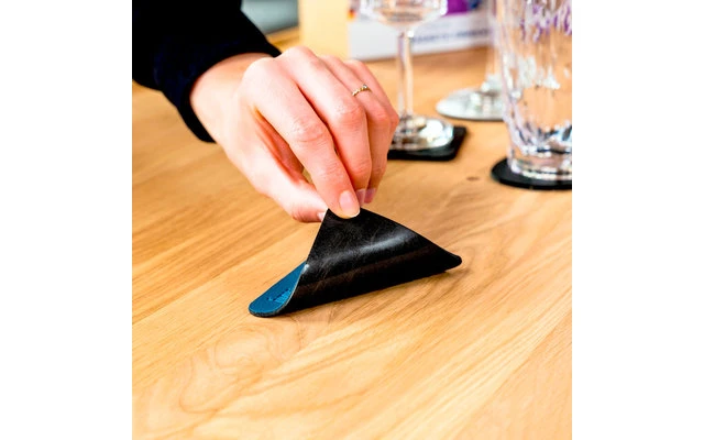 Silwy® Metall Nano Gel Untersetzer Eckig 8,3 X 8,3 Cm Weiß 6 Silwy® Metall Nano Gel Untersetzer Eckig 8,3 X 8,3 Cm Weiß – Bild 4