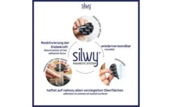 Silwy® Power Magnete Inkl. 4 Klebepunkte -Campinggeschirr Zubehör Geschäft 435789 3104682