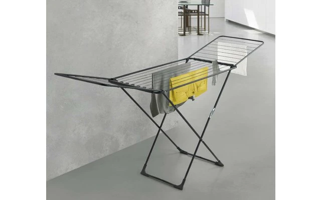 Metaltex Flügelwäschetrockner Klappbar Matt-schwarz 3 Metaltex Flügelwäschetrockner Klappbar Matt-schwarz