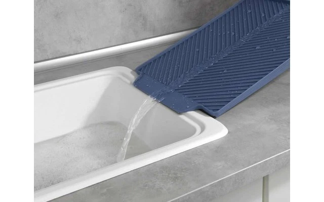 Wenko Linea Abtropfmatte 40 X 30 X 3 Cm Grau 5 Wenko Linea Abtropfmatte 40 X 30 X 3 Cm Grau – Bild 3