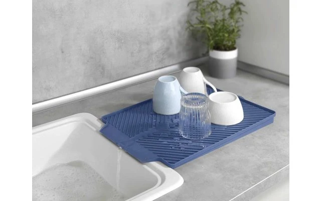 Wenko Linea Abtropfmatte 40 X 30 X 3 Cm Grau 7 Wenko Linea Abtropfmatte 40 X 30 X 3 Cm Grau – Bild 5