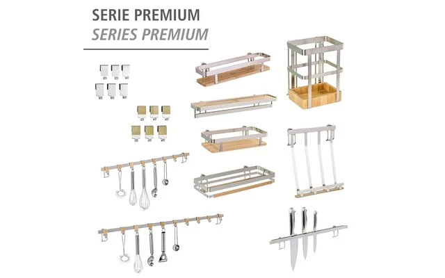 Wenko Haken Mit Bambus Premium 6er Set 4 Wenko Haken Mit Bambus Premium 6er Set – Bild 2