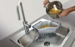 Metaltex Drain On Abfallsieb, Spülbeckensieb Grau -Campinggeschirr Zubehör Geschäft 497273 3345545 1