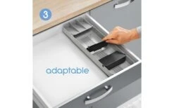 Metaltex Bestecksammler Uni-Fit Grau -Campinggeschirr Zubehör Geschäft 497549 3346485