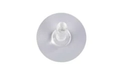 Wenko Static-Loc Haken Mittelgroß Edelstahl Optik