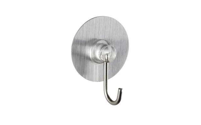 Wenko Static-Loc Nickelhaken Wandhaken Edelstahl Optik 4er Set 3 Wenko Static-Loc Nickelhaken Wandhaken Edelstahl Optik 4er Set