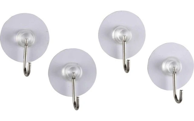 Wenko Static-Loc Nickelhaken Wandhaken Weiß 4er Set 7 Wenko Static-Loc Nickelhaken Wandhaken Weiß 4er Set – Bild 5