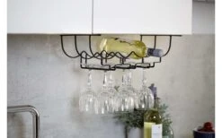 Wenko Schrankeinsatz Flaschen- Und Gläserhalter Für 6 Gläser Und 4 Flaschen -Campinggeschirr Zubehör Geschäft 517544 3503762