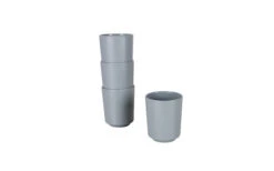 Bo-Camp Industrial Patom Tellerset 16 Teilig Light Grey -Campinggeschirr Zubehör Geschäft 531213 3470709