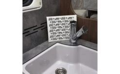 Pufz Schwedisches Geschirrtuch Wohnwagen Muster Lila -Campinggeschirr Zubehör Geschäft 552865 3623236 3