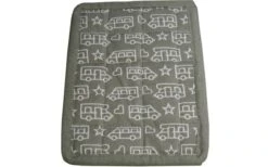 Pufz Topflappen Wohnwagen Weiß/grau 2er Pack -Campinggeschirr Zubehör Geschäft 553498 3686210