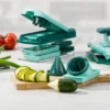 Nicer Dicer Fusion Slicer Julietti Gemüseschneider 16 Teilig 1 Nicer Dicer Fusion Slicer Julietti Gemüseschneider 16 Teilig -Campinggeschirr Zubehör Geschäft 586407 4000735