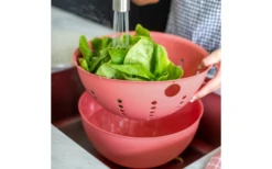 Koziol Sieb Palsby Abtropfsieb Nature Leaf Green -Campinggeschirr Zubehör Geschäft 590443 4297343 3