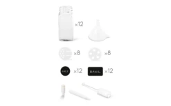 Metaltex Shake-It Gewürzstreuer Set 12 Gläser -Campinggeschirr Zubehör Geschäft 647481 4562553