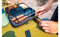 GSI Rakau Gourmet Messer Set Inklusive Schneidebrett Und Messerschärfer 7 Teilig -Campinggeschirr Zubehör Geschäft 659277 4582197