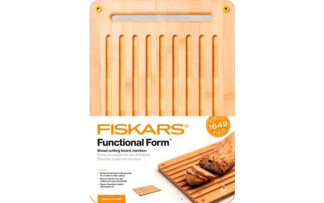 Fiskars Functional Form Brotschneidebrett 35 X 25 Cm 4 Fiskars Functional Form Brotschneidebrett 35 X 25 Cm – Bild 2