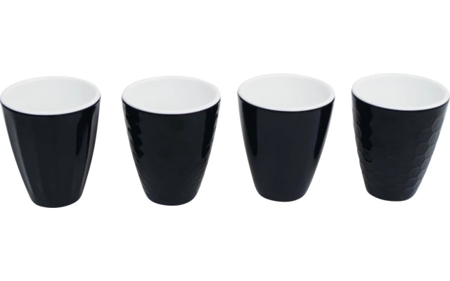 Gimex Eierbecherset Royal 4 Teilig Weiß/gelb 3 Gimex Eierbecherset Royal 4 Teilig Weiß/gelb