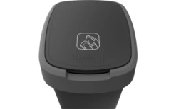 Rotho Twist Abfalleimer Mit Schwing- Und Klappdeckel 10 Liter Horizon Blau -Campinggeschirr Zubehör Geschäft 688983 4830074