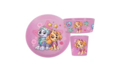 Koziol Connect Paw Patrol Geschirr Set 3 Teilig Rosa -Campinggeschirr Zubehör Geschäft 751991 5019119